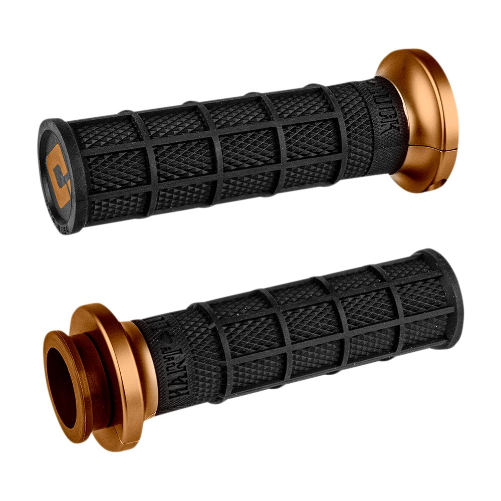 ODI Hart-Luck Signature V-Twin Lock-On* Grips for Indian - Black/Bronze V31ITW-BZ-Z