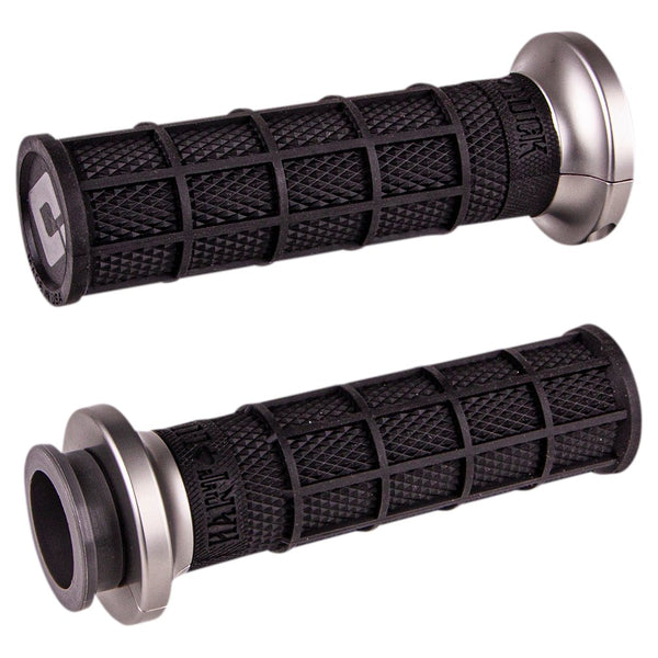 Odi Hart-Luck Signature V-Twin Lock-On* Grips - Cable - Black/Gunmetal V31HCW-BH-H
