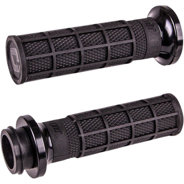 ODI Hart-Luck Signature V-Twin Lock-On* Grips - Cable - Black/Black V31HCW-BB-B