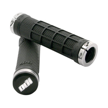 ODI Ruffian Half Waffle Lock-On ATV Grips - Black J32RFB-S