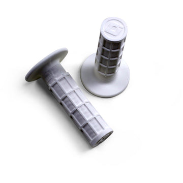 ODI Ruffian MX Full Waffle Single-Ply Grips - White H02RFSW
