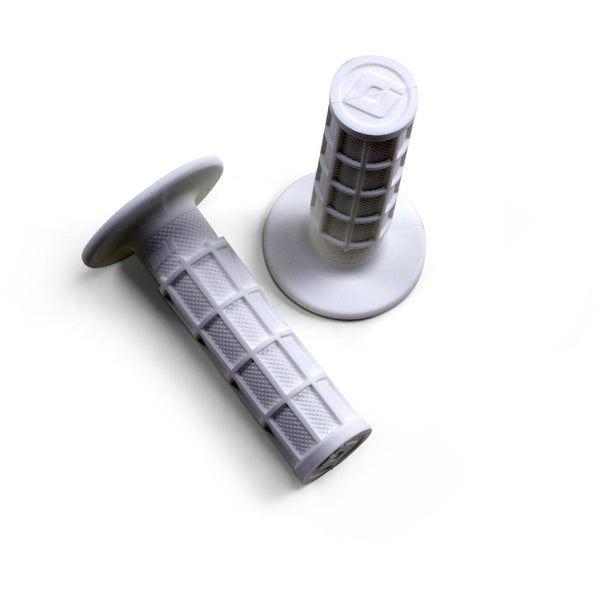 Odi Ruffian MX Full Waffle Single-Ply Grips - White H02RFSW