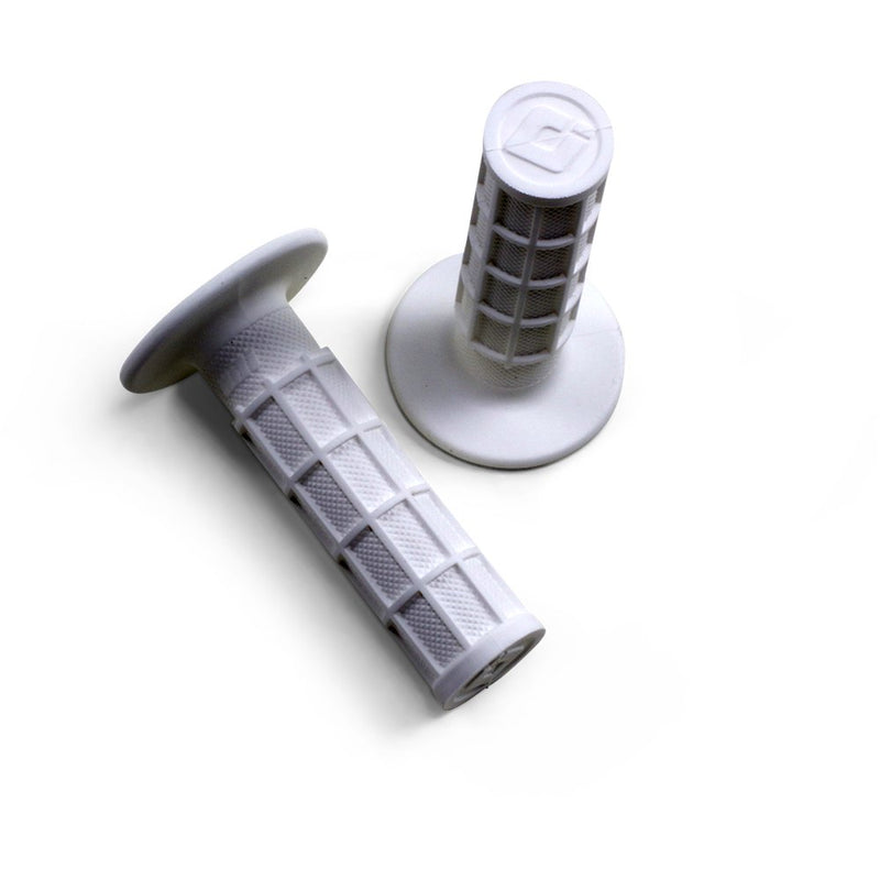 Odi Ruffian MX Full Waffle Single-Ply Grips - White H02RFSW