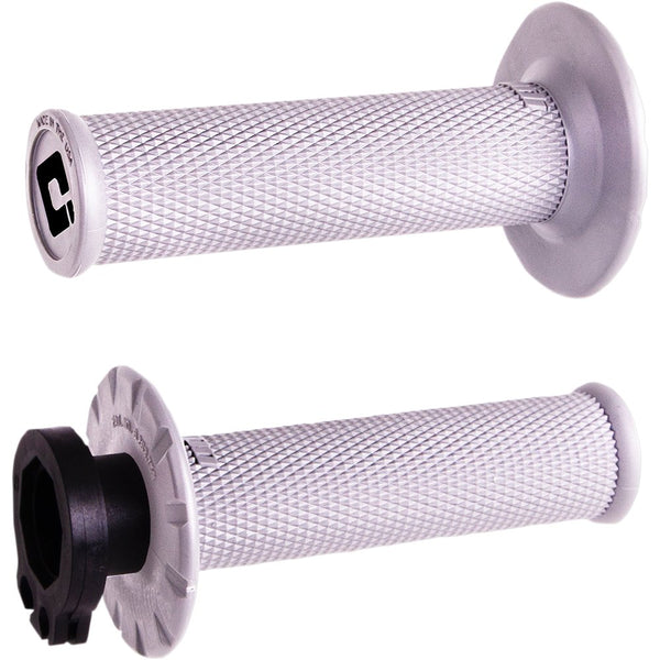 Odi V2 Lock-On No-Waffle Grips - White H36NWSW