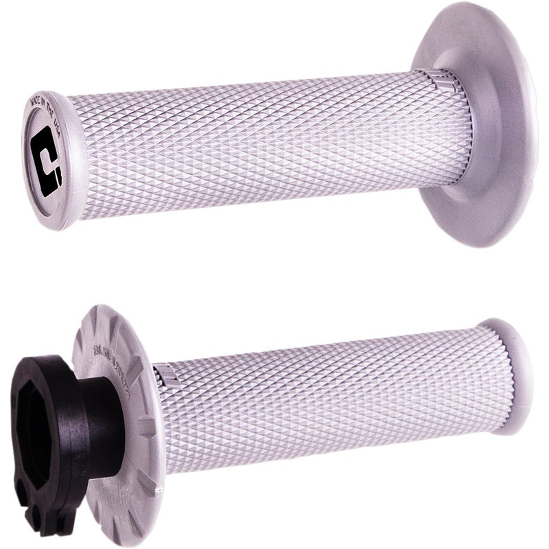 Odi V2 Lock-On No-Waffle Grips - White H36NWSW