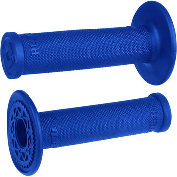 ODI Ruffian MX Single-Ply Grips - No Waffle - Blue H00RFU
