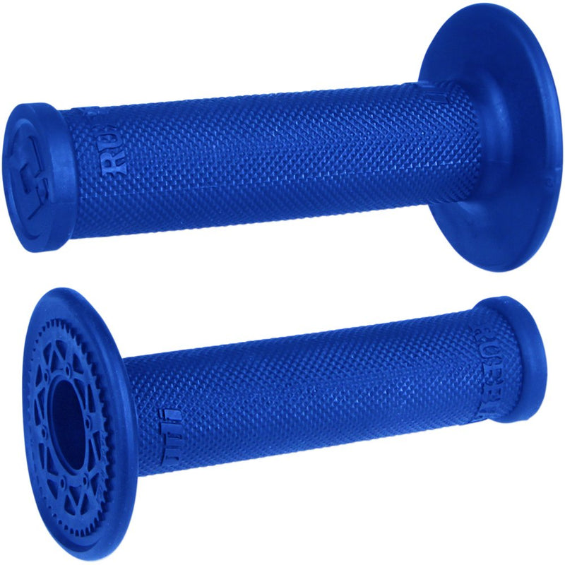 Odi Ruffian MX Single-Ply Grips - No Waffle - Blue H00RFU