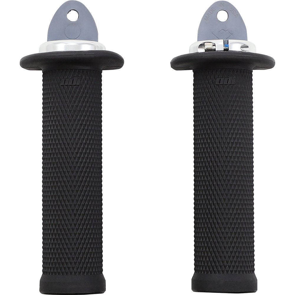 ODI Ruffian ATV/PWC Grips - Black/Silver J33RFB-S