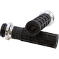Odi Hart-Luck Signature V-Twin Lock-On* Grips - TBW - Black/Silver V31HTW-BB-S