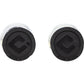 Odi Hart-Luck Signature V-Twin Lock-On* Grips - TBW - Black/Silver V31HTW-BB-S