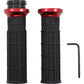 Odi Hart-Luck Signature V-Twin Lock-On* Grips - TBW - Black/Red V31HTW-BB-R