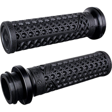 ODI Vans Harley Davidson Grips - TBW - Black/Black V31VHTWB-MB
