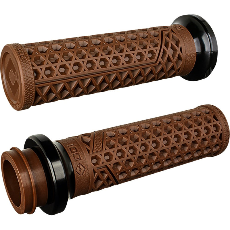 Odi Vans Harley Davidson Grips - Cable - Brown/Black V31VHCWN-B