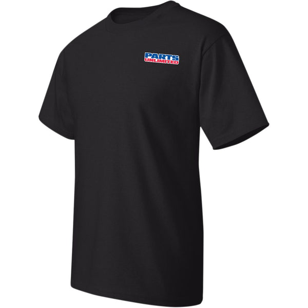 Parts Unlimited Parts Unlimited T-Shirt - Black - Large 3030-15225