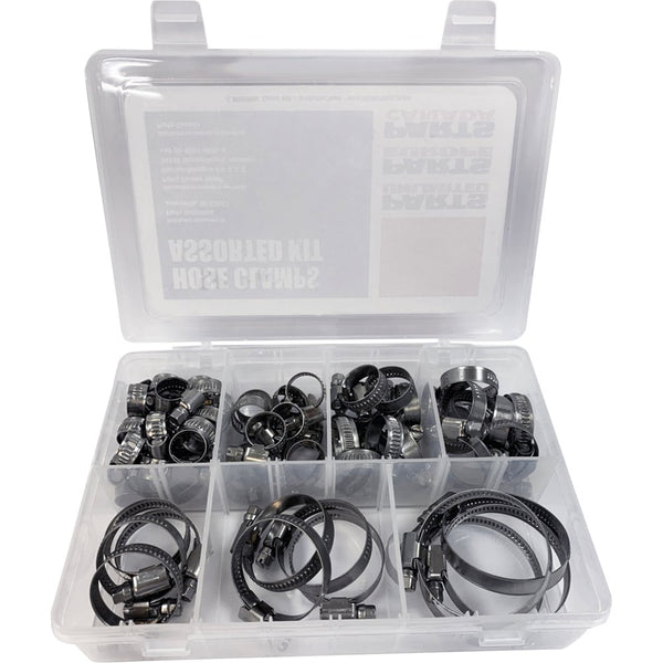 Parts Unlimited Assortment Kit - Hose Clamp - 60-Pieces T03-6242K