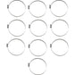 PARTS UNLIMITED Hose Clamps - Embossed - 100-120 mm - 10 Pack T03-6263-10