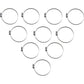 PARTS UNLIMITED Hose Clamps - Embossed - 70-90 mm - 10 Pack T03-6261-10
