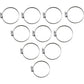 PARTS UNLIMITED Hose Clamps - Embossed - 50-70 mm - 10 Pack T03-6259-10