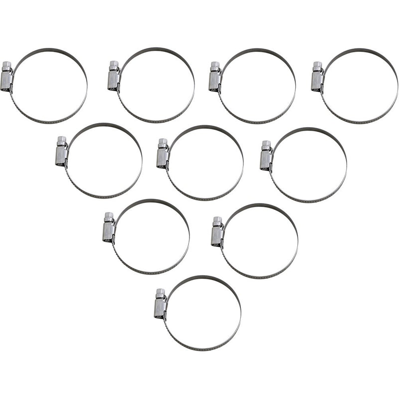Parts Unlimited Hose Clamps - Embossed - 40-60 mm - 10 Pack T03-6258-10