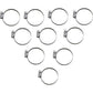 PARTS UNLIMITED Hose Clamps - Embossed - 32-50 mm - 10 Pack T03-6257-10