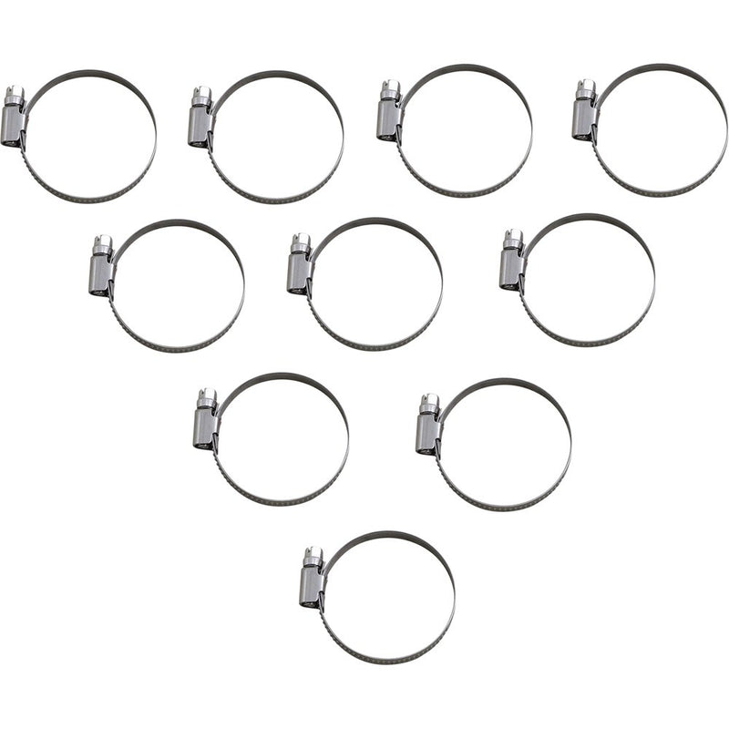 Parts Unlimited Hose Clamps - Embossed - 32-50 mm - 10 Pack T03-6257-10