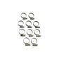 PARTS UNLIMITED Hose Clamps - Embossed - 12-22 mm - 10 Pack T03-6253-10