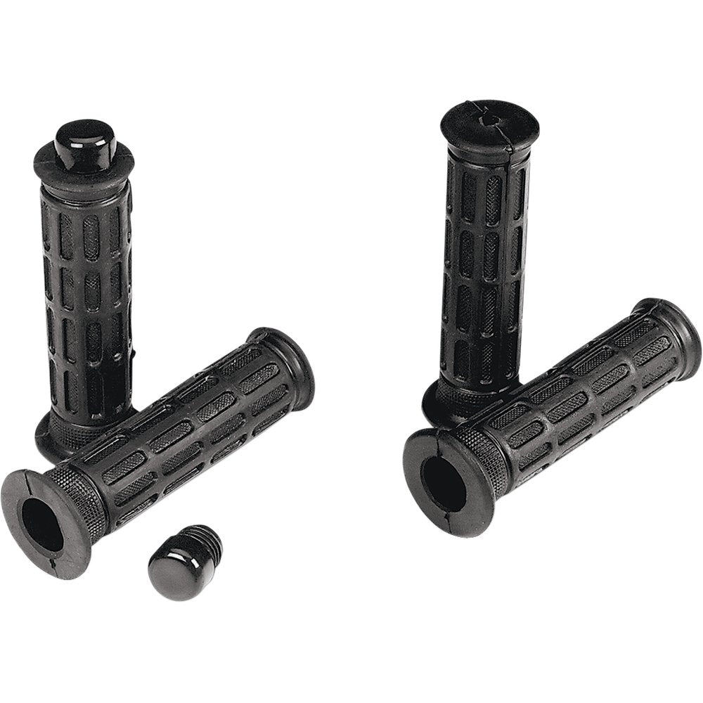 PARTS UNLIMITED Laser Street Grips - Plug Ends L99-28760