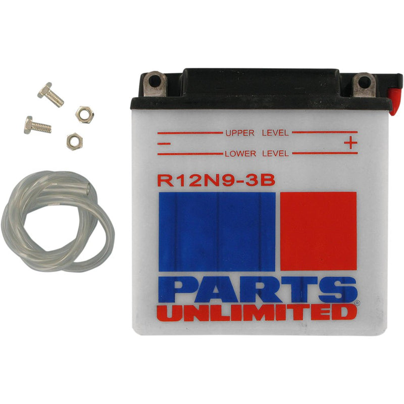 Parts Unlimited Conventional Battery 12N9-3B