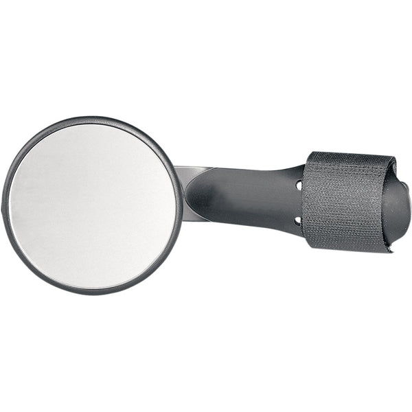 Parts Unlimited Mirror - Side View - Round - Black - Each AM1001