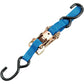 PARTS UNLIMITED Heavy-Duty Ratchet Tie-Down - 1-1/2" x 6' - Blue 3920-0082