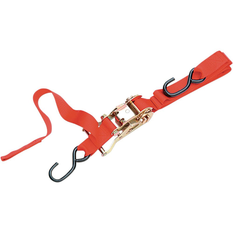 Parts Unlimited 1" Ratchet Tied Down - Assist - Red 3920-0075