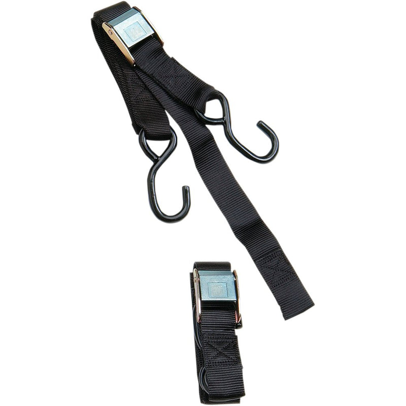 Parts Unlimited Cam Buckle Tie-Down - 1" x 5-1/2' - Black 3920-0071