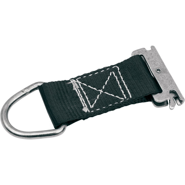 Parts Unlimited E-Track Strap - 7" - Black 3920-0070