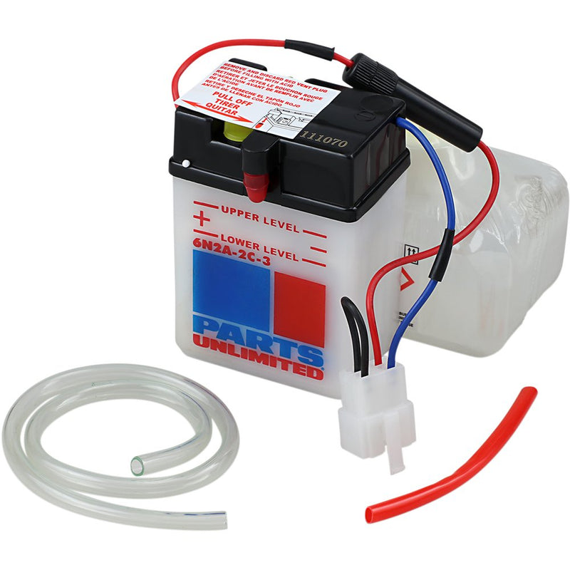 Parts Unlimited Battery - 6N2A-2C-3 6N2A-2C-3-FP