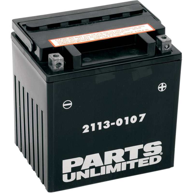 Parts Unlimited AGM Battery - YIX30L-BS CTX30L-BS