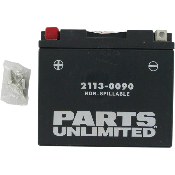 Parts Unlimited AGM Battery - YT12B4/YT12B-BS CT12B4