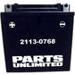 Parts Unlimited AGM Battery - YTX9ABS CTX9A-BS