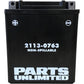 PARTS UNLIMITED AGM Battery - CTX12AABS CTX12AABS (FA)