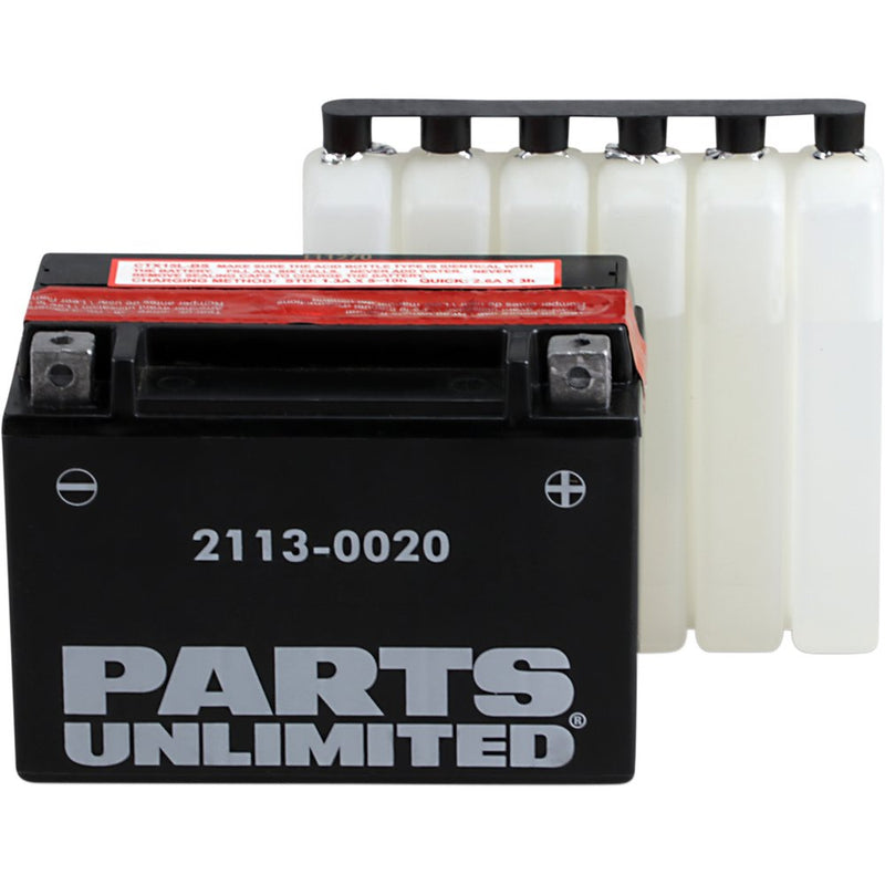 Parts Unlimited AGM Battery - YTX15L-BS .66 L CTX15L-BS