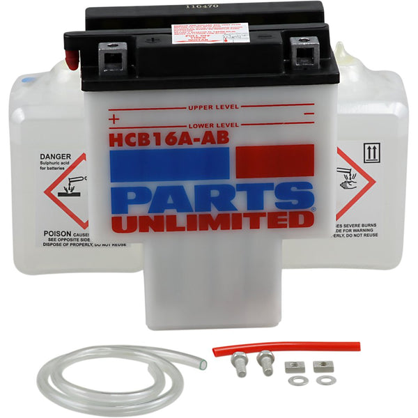 Parts Unlimited Battery - HYB16A-AB HCB16A-AB-FP