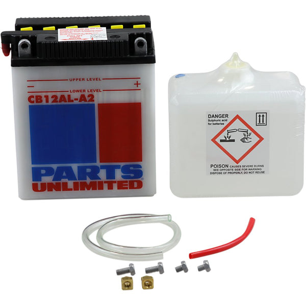 Parts Unlimited Battery - YB12AL-A2 CB12AL-A2-FP