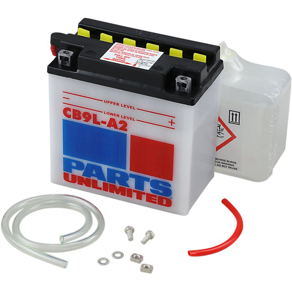 Parts Unlimited Battery - YB9L-A2 CB9L-A2-FP