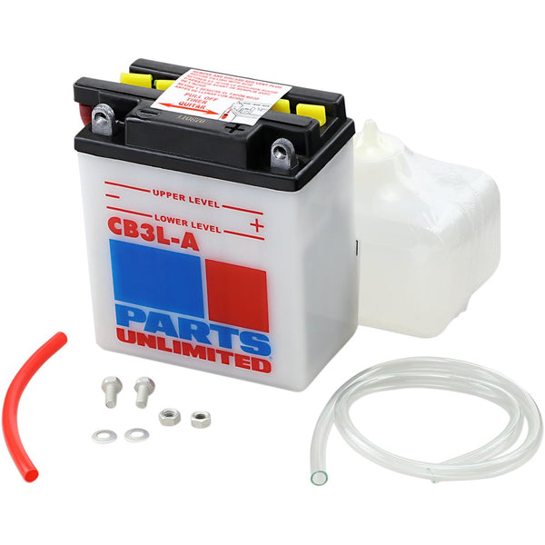 Parts Unlimited Battery - YB3L-A CB3L-A-FP