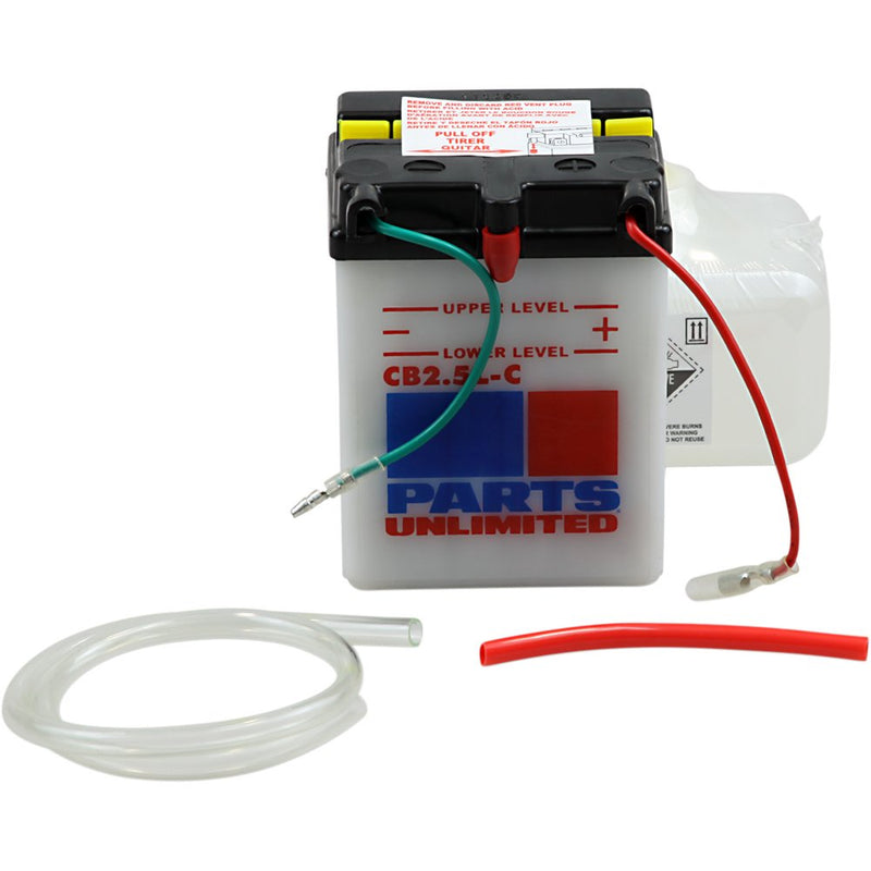 Parts Unlimited Battery - YB2.5L-C CB2.5L-C-FP