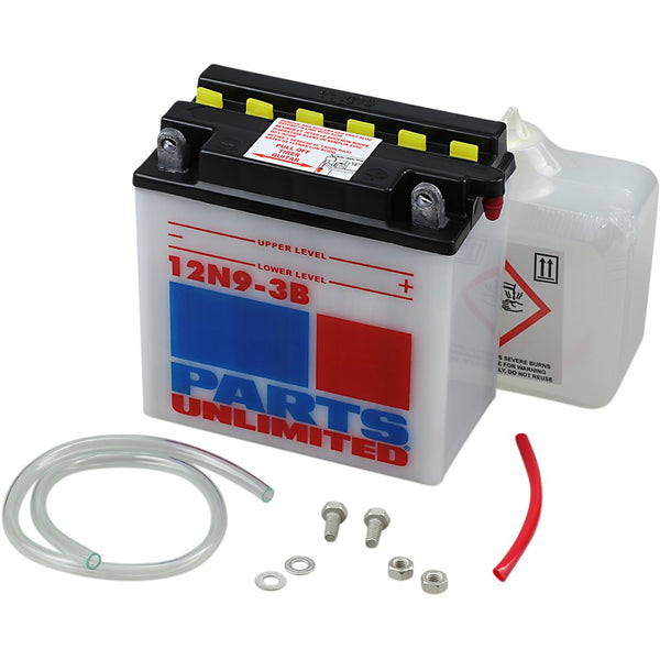 Parts Unlimited Battery - 12N9-3B 12N9-3B-FP
