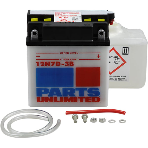 Parts Unlimited Battery - 12N7D-3B 12N7D-3B-FP