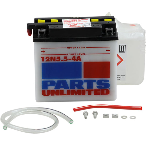 Parts Unlimited Battery - 12N5.5-4A 12N5.5-4A-FP