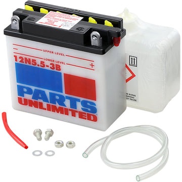 PARTS UNLIMITED Battery - 12N5.5-3B 12N5.5-3B-FP