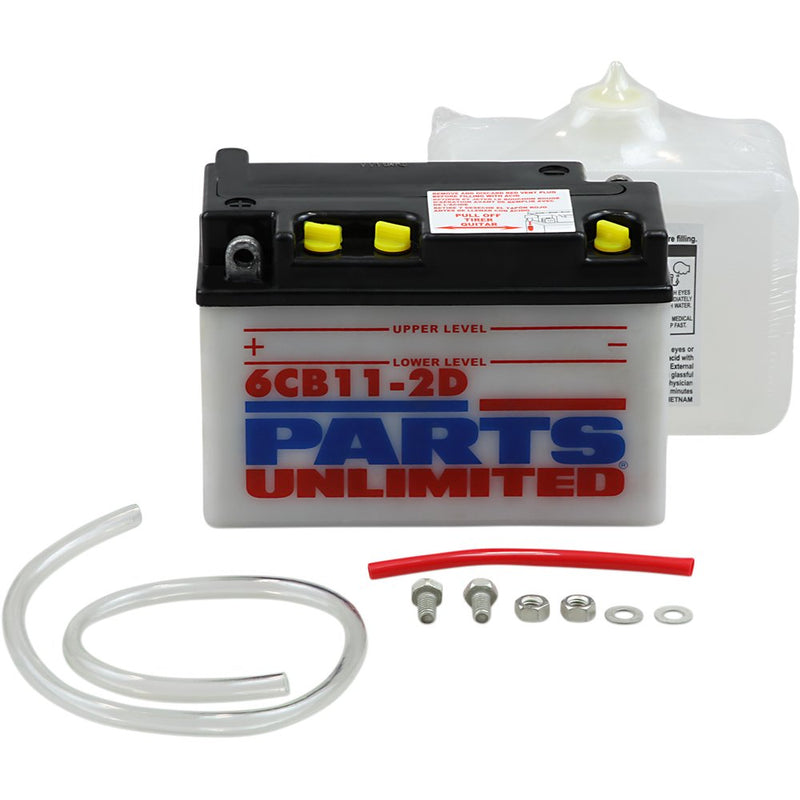 Parts Unlimited Battery - 6YB11-2D 6CB11-2D-FP