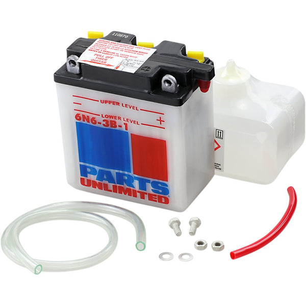 Parts Unlimited Battery - 6N6-3B-1 6N6-3B-1-FP